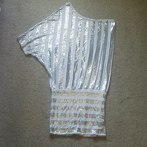 Like New one shouldered sequin dress